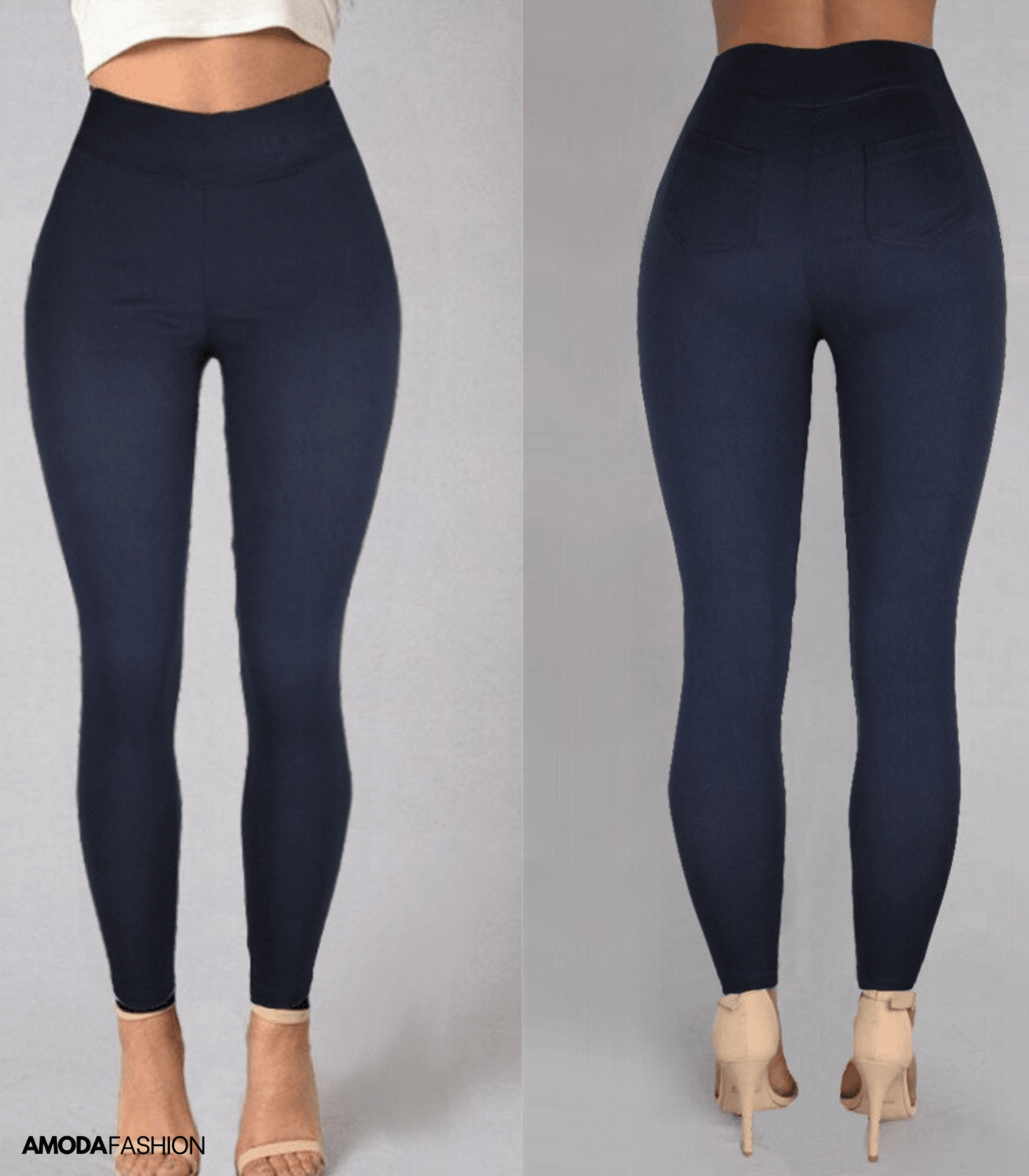 Jeans-Leggings mit Gesäßtasche