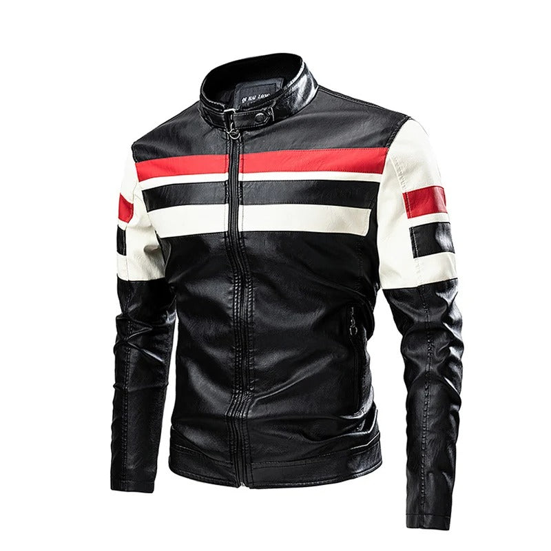 Andy - Motorrad-Lederjacke für Männer