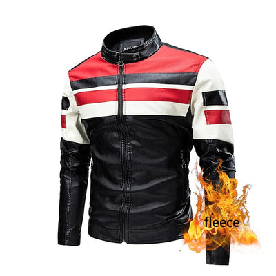 Andy - Motorrad-Lederjacke für Männer