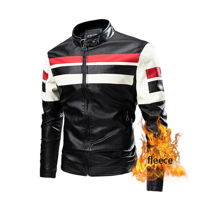 Andy - Motorrad-Lederjacke für Männer