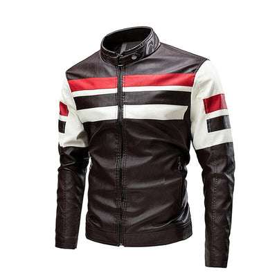 Andy - Motorrad-Lederjacke für Männer