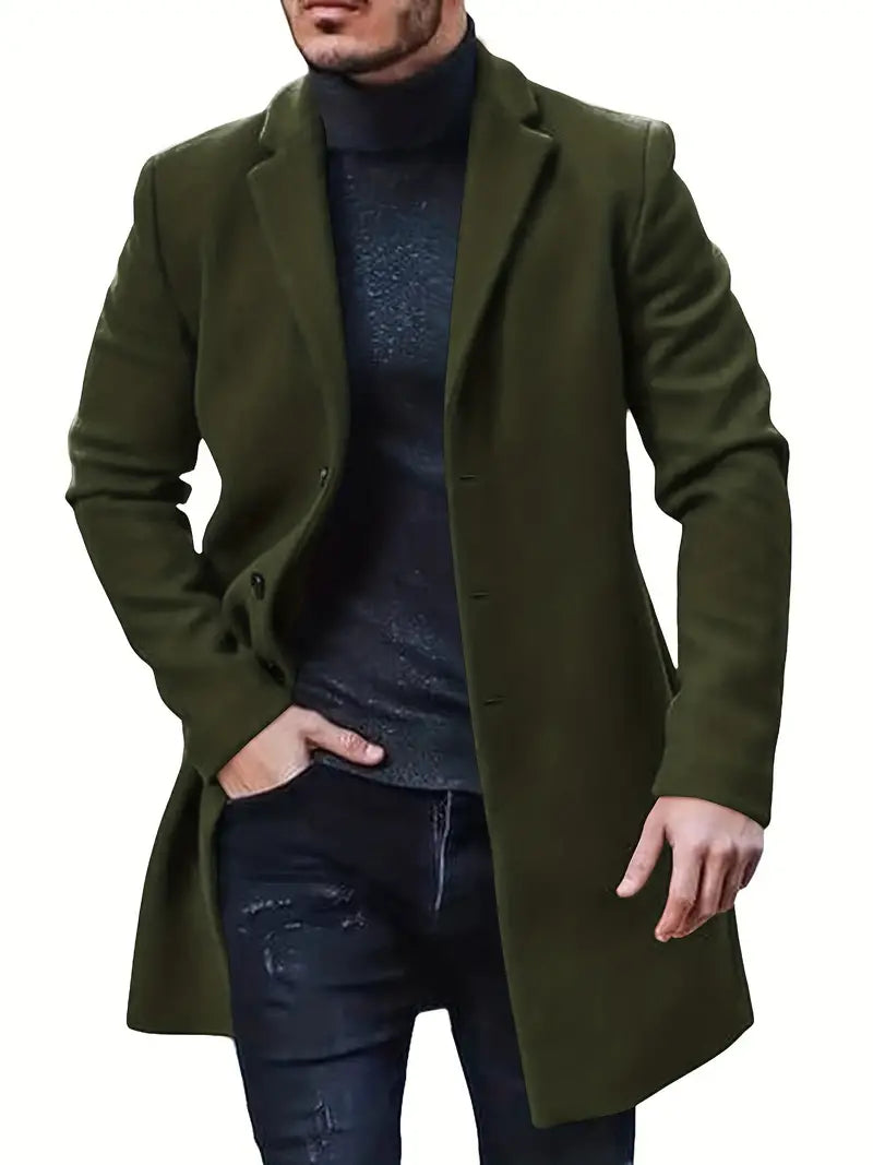 Herren-Retro-Trenchcoat