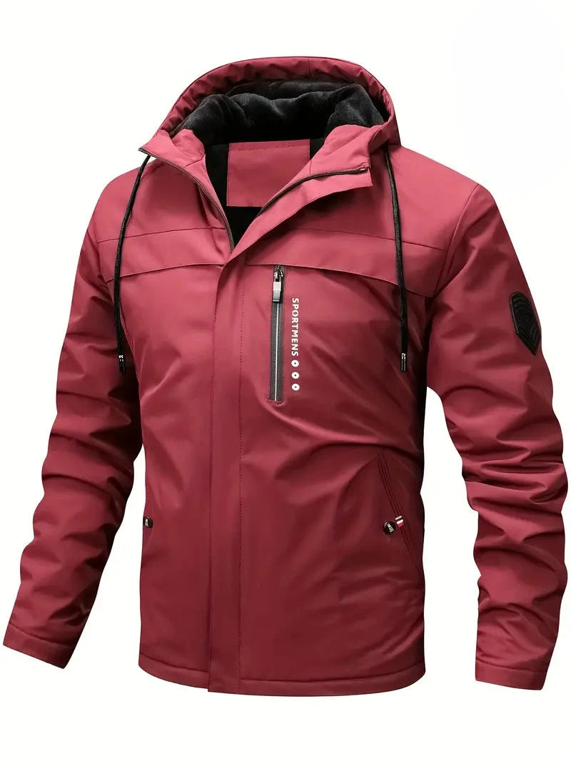 Luis - Herren Casual Winterjacke Mantel für Outdoor-Aktivitäten