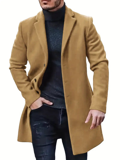 Herren-Retro-Trenchcoat