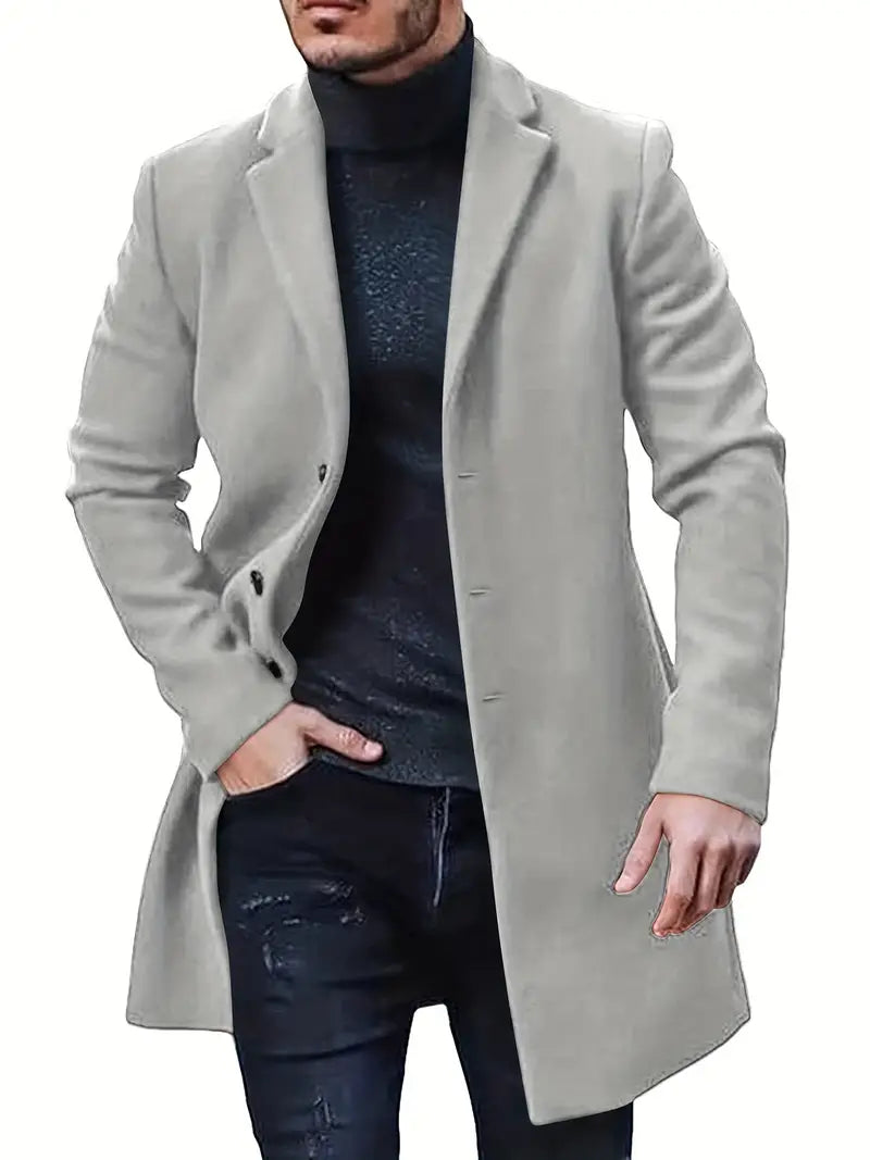 Herren-Retro-Trenchcoat