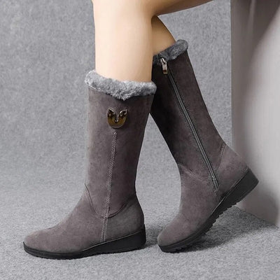 Emilia - Die bequemsten Hoher Pelz Warme Winterstiefel