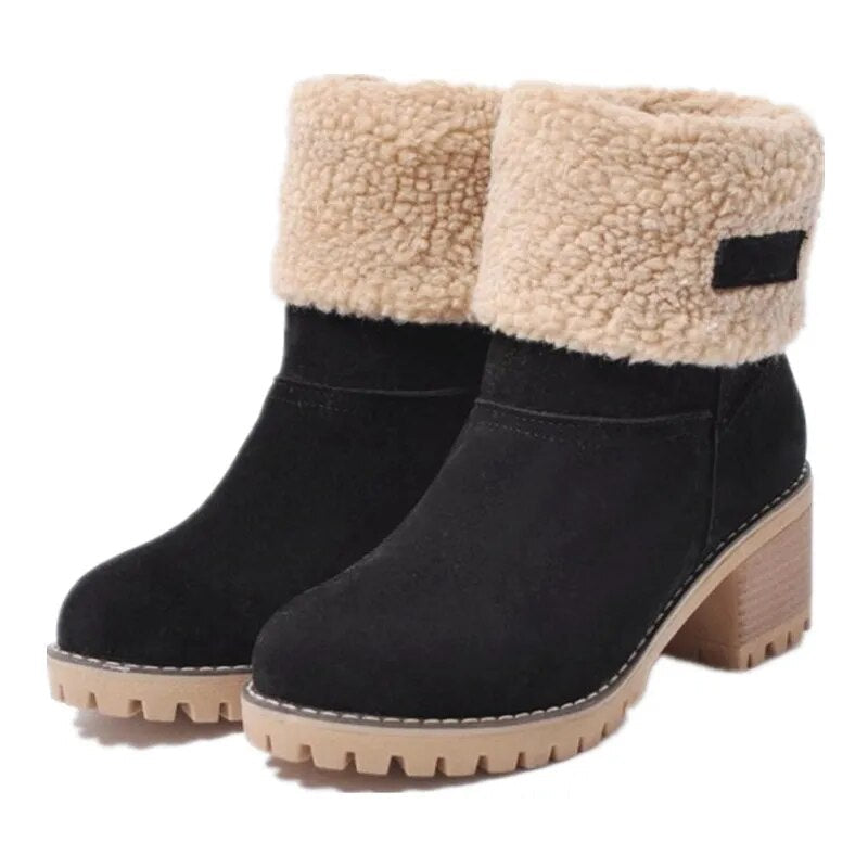 Seraphina - Kuschelige Winter-Schneestiefel aus Wolle 2024