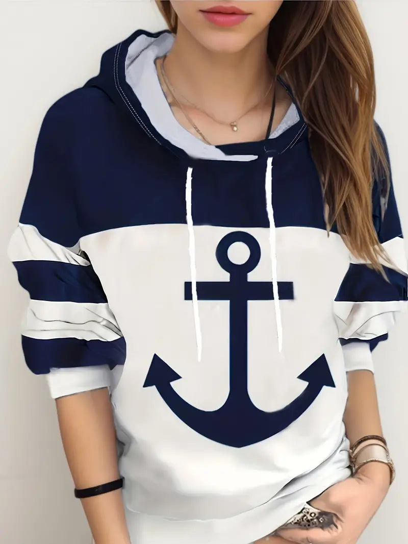 Sorel - Nautical Vibes Kapuzenpullover mit Anker-Print